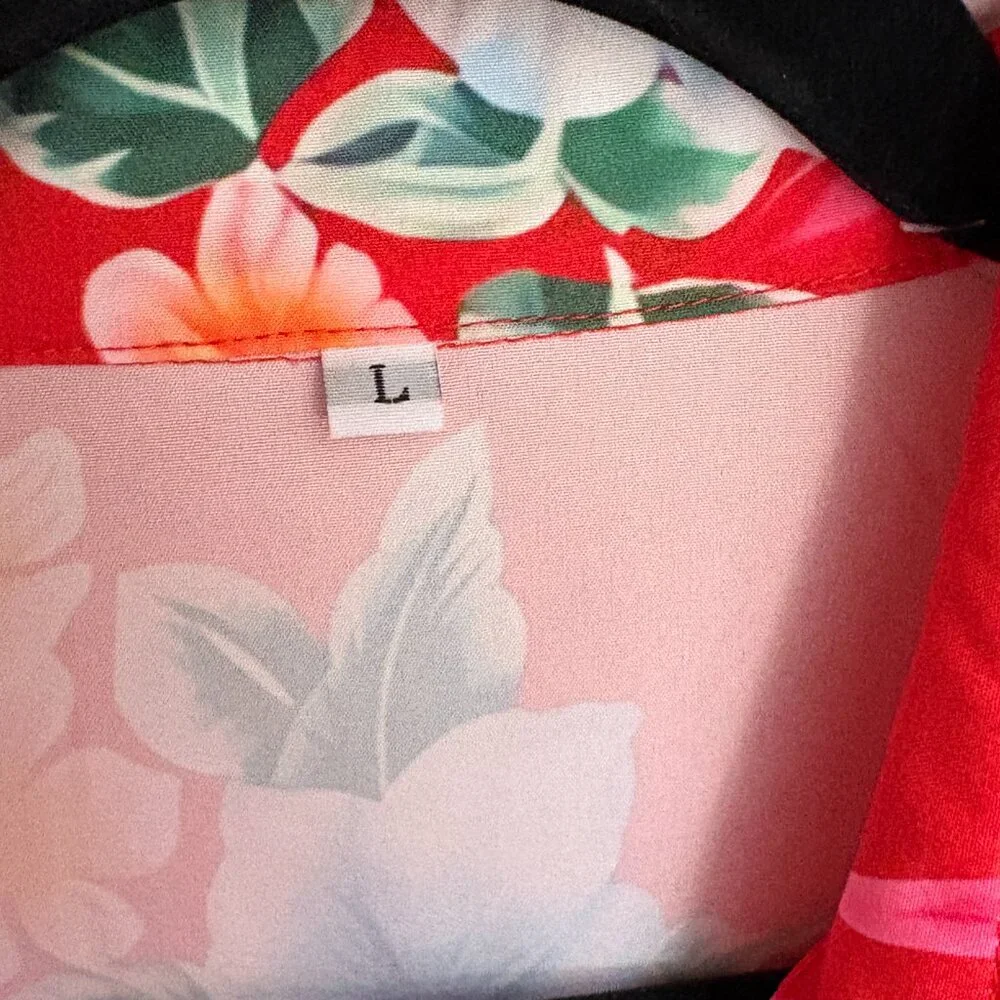 Ladies' Hawaiian Button Down Shirts, Bundle of 2, Size L - Picture 10 of 14